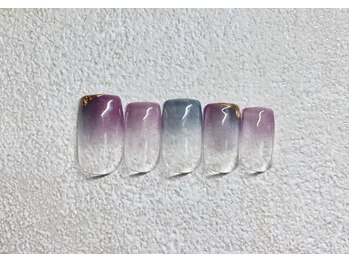 サビーハネイル(Sabiiha nail)/紫陽花カラーグラデーション