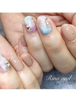 リノ ネイル(Rino nail)/あじさいカラーネイル