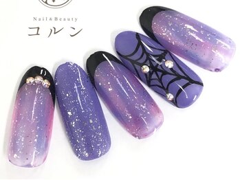 コルン/ハロウィンネイル￥7810