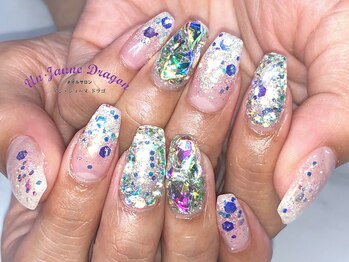アン ジョーヌドラゴ/【自爪ネイル】スワロネイル