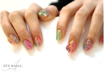 アヤネイルズ アンド アイラッシュ(AYA NAILZ.＆Eyelash)/レインボーキャンディー