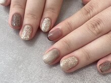 エムスラッシュ ネイル センター北店(M.SLASH)/キラキラネイル