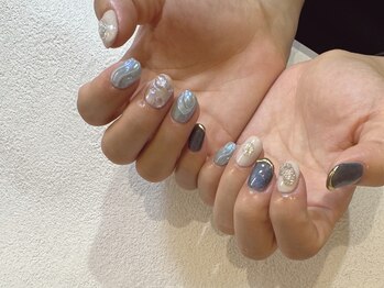 オーク 戸塚(OAK)/寒色系ニュアンスネイル