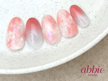 ネイルサロンアビー 北千住店(abbie)/マーブルラテ¥12892