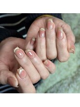 ヘブン ネイル 鶯谷(HEAVEN Nail)/上品なキャッツアイネイル