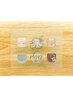 【フットジェルケア込】 フットネイルmonthly design90アート 新規オフ代込