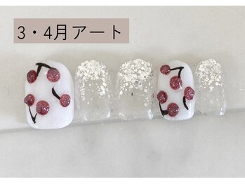 ネイルビューティーサロン パンドーラ 西明石店(Pandora)/3・4月限定アート