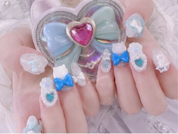 シンデレラネイル(CINDERELLA NAIL)/【スカルプ長さだしネイル】