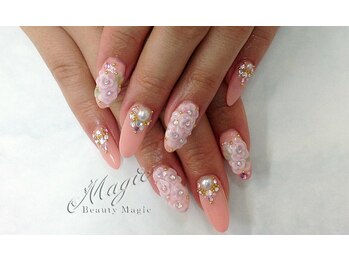 ネイルサロン ビューティーマジック 川口店/３Ｄフラワー&ブライダル