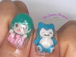 【自爪ネイル】３Dネイル