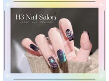 エイチスリー(H3)/花火ネイル：2色マグネット