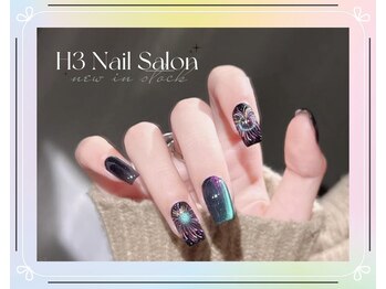 エイチスリー(H3)/花火ネイル:2色マグネット