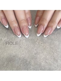 王道フレンチネイル☆