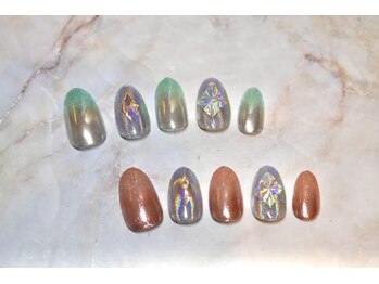 ネイルサロン ブリオン(Nail Salon Bullion)/オーロラダイヤネイル