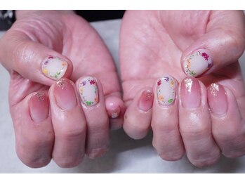 プチリリィ(Petit Lily)/春の押し花デザイン