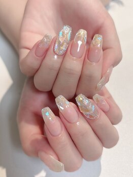ネイルサロン エフ(ef)の写真/【ご新規様*持込み大歓迎☆90分アートし放題¥8,900】持ち込みデザインの再現度◎ワンホンパーツも多数☆