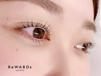 リワーズ アイラッシュ 祖師ヶ谷大蔵店(ReWARDs eyelash)の写真/【成城学園駅すぐ！】高技術＆丁寧なヒアリングでお悩み解消！まつ毛パーマ/まつエク/アイブロウ