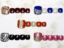 12月【フット】シンプルコース(アート２本)￥６，９００