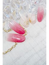 ラルネイル 大宮(Lull. nail)/フラワー＊オーロラグラデ