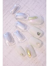 ラルネイル 大宮(Lull. nail)/＊マットパール＊アシメ＊