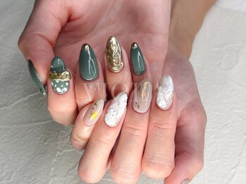 ヴィオラ(VIOLA)/粘土/漆喰/ミラー/アシメ