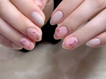 ネイルマジック 仙台一番町店(NAIL MAJIC)/押し花ネイル☆