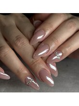 エムネイル(Ｍ)/ピンクミラーネイル