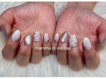 マンマ ディ ビビ ネイル(mamma di vivi nail)/キルティングネイル