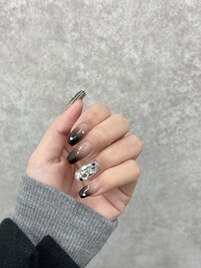 black gradation + 埋めつくし