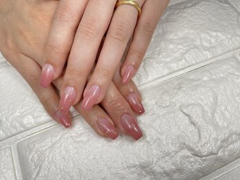 ジュウェル 宜野湾店(Nail Salon Jewel)/ナチュラルな長さだし(スカルプ)