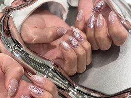 ハートホロネイル
