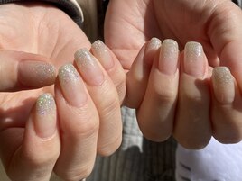 ラメグラデーション