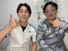 目黒もりおか整骨院/お客様との写真