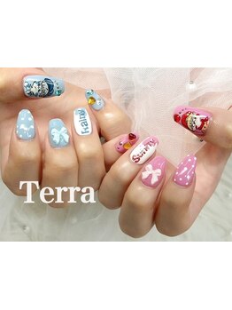 手描きアートが得意なサロン