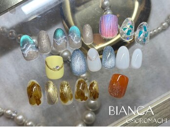 ビアンカ 沖縄おもろまち店(BIANCA)の写真/《シンプル～トレンドデザイン、豊富にご用意♪》初回オフ無料/カラーチェンジ◎ネイルをお得に楽しめる☆