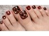 【ネイル】オフ込フットジェルネイルコース　￥5500～