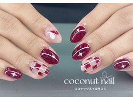 バレンタインデーネイル