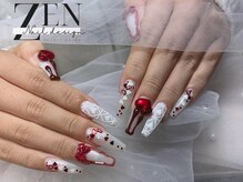 ゼン ネイル デザイン 池袋(ZEN NAIL DESIGN)/* 長 さだしやり放題×つけ放題