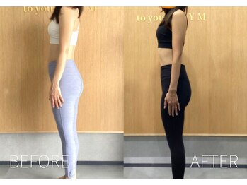 トゥーユージム 調布店(toyou...GYM)/お客様〈BEFORE→AFTER〉