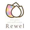 リウェル(hot yoga&collagen studio Rewel)ロゴ