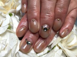 さりげないマーブルネイル～