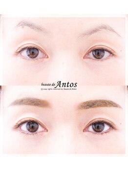 ボーテ ド アントス beaute de Antos/かもめ眉からソフトアーチ眉へ♪