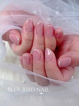 ブルーバードネイル(Blue bird nail)/ラメラインネイル