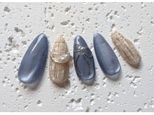 ジュネル/ミラーリボン×ツイード