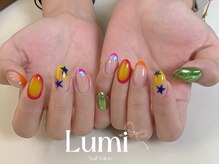 ルミネイル 大宮東口店(Lumi Nail)/カラフル個性派デザイン