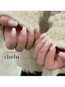 イベル 船橋店(ibelu)/ホワイト　ニュアンスネイル