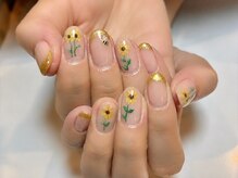 キラネイル アンド アイラッシュ by World Beauty(KIRA)/ひまわりネイル