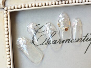 ローラント(LAURENT)/ラメ×シェルネイル