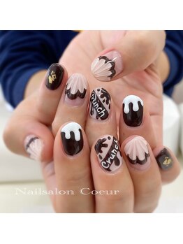 ネイルサロン クール(Nailsalon Coeur)/チョコ　アポロネイル