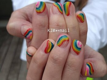 ケイアイエムネイル(KIM nail)/Rainbow♪